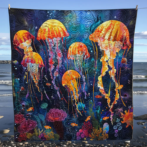 Glow Jellyfish WM2908048CL Quilt