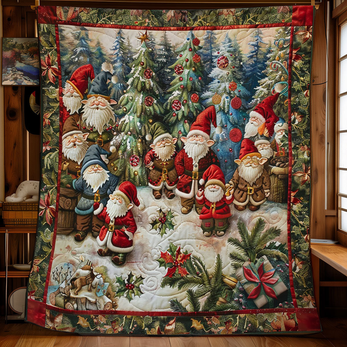 Gnomes Tour WM2108015CL Quilt