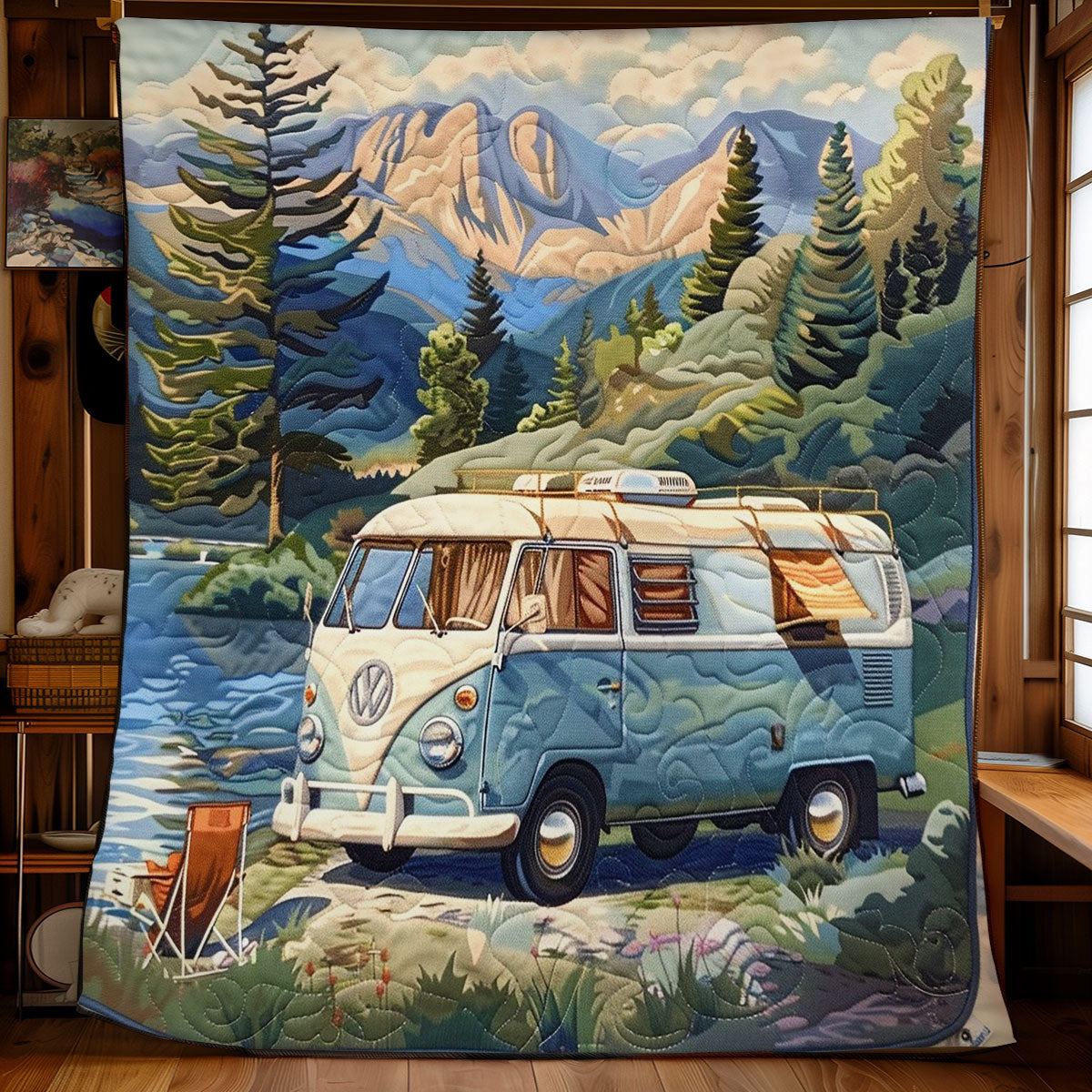 Go Camping Morning WM2908003CL Quilt