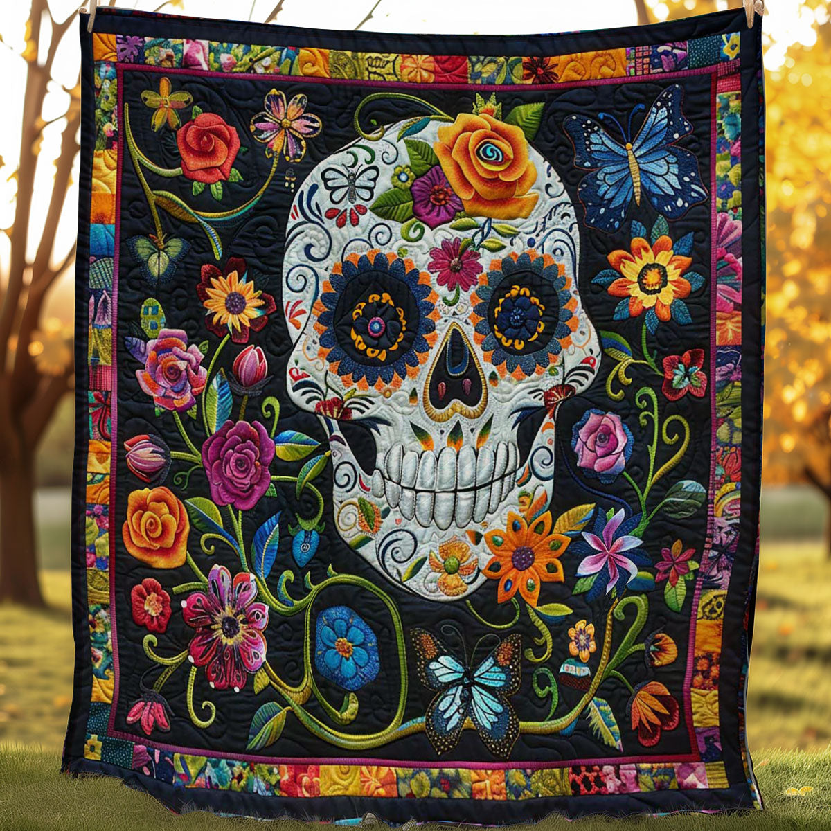 Gothic Bloom Of Souls WN0908109CL Quilt