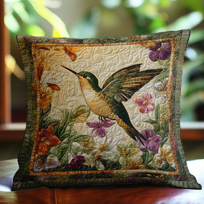 Graceful Hummingbird WN0108029CL Quilt Pillow Case