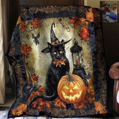 Halloween Black Cat Magic WN1908096CL Quilt