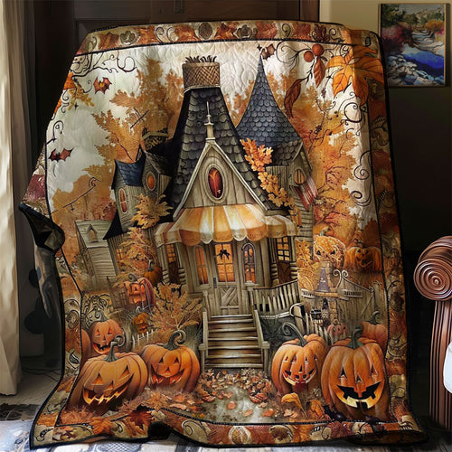 Halloween Pumpkin Palace WN1908067CL Quilt