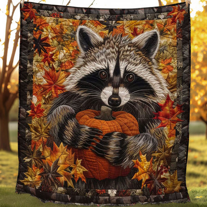 Halloween Raccoon Mischief WN1508064CL Quilt