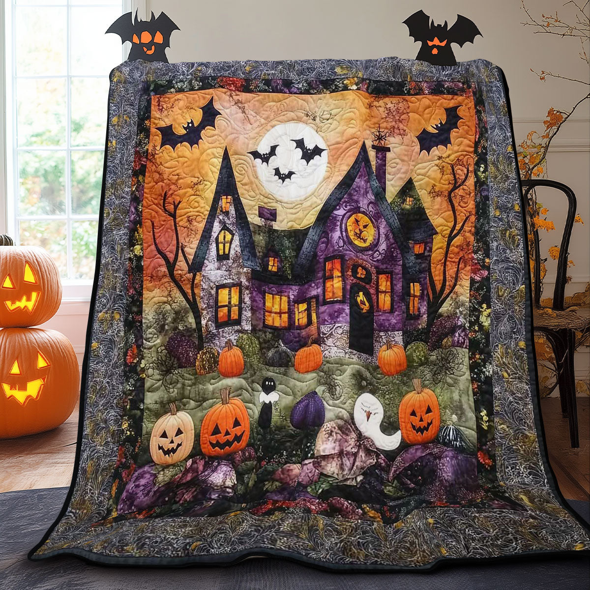 Halloween Spooky WN0608058CL Quilt