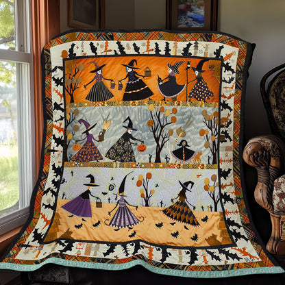 Halloween Witches' Bonfire Ritual WN3008041CL Quilt