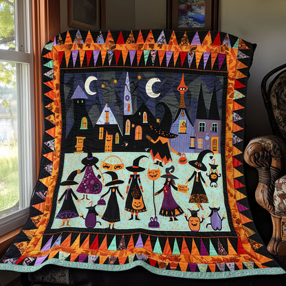 Halloween Witches' Crescent Moon Fest WN3008043CL Quilt