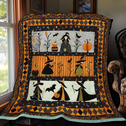 Halloween Witches' Flying Lessons WN3008046CL Quilt