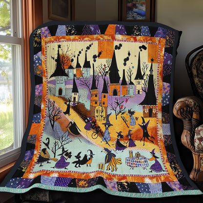 Halloween Witches' Ghostly Gathering WN3008047CL Quilt