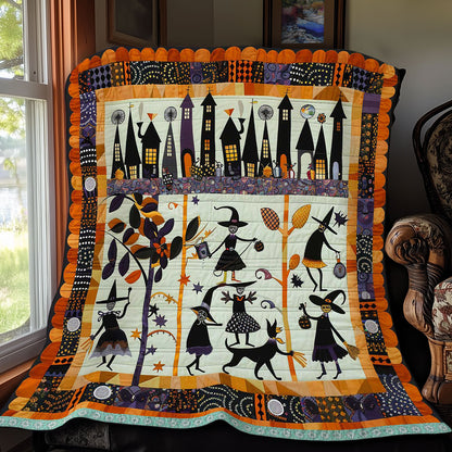 Halloween Witches' Midnight Feast WN3008045CL Quilt