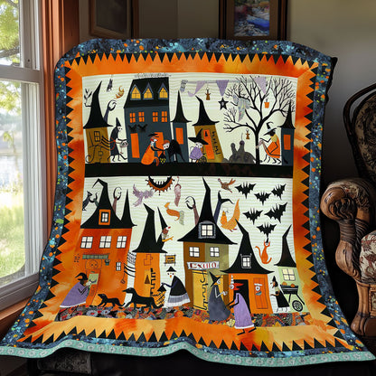 Halloween Witches' Secret Meeting WN3008038CL Quilt