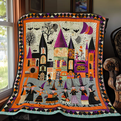 Halloween Witches' Trick Or Treat WN3008042CL Quilt