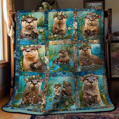 Happy Otter WN0909054CL Quilt