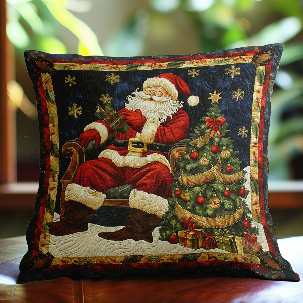 Happy Santa Claus WN2907070CL Pillow Case