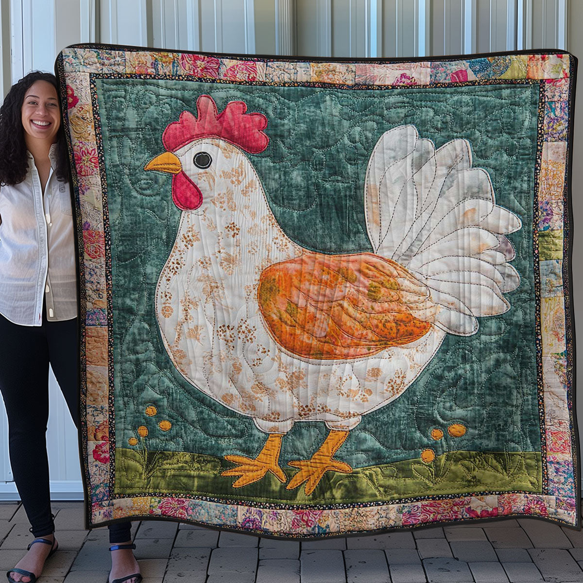 Hen Haven WN0508003CL Quilt