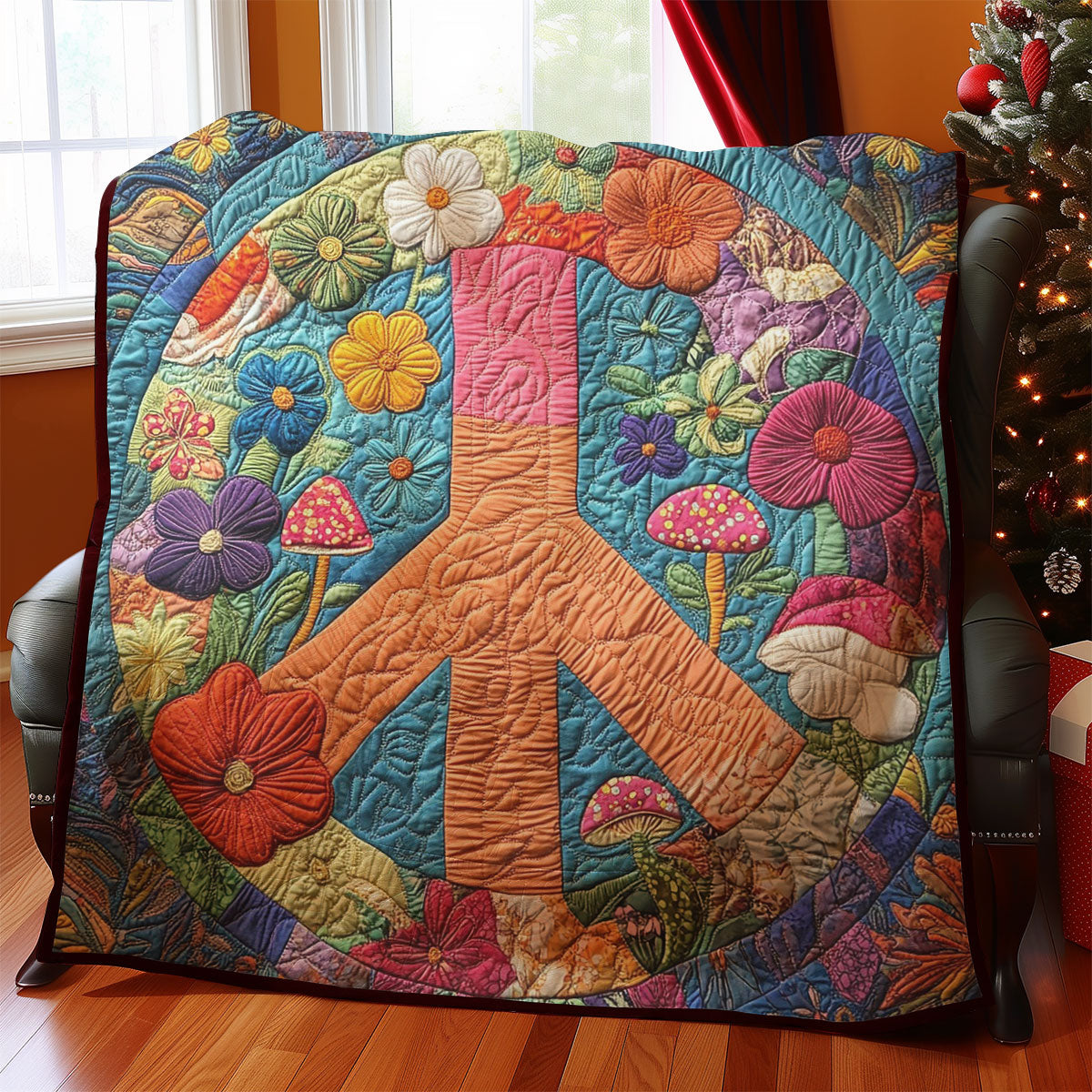 Hippie Flowers WM0508019CL Quilt