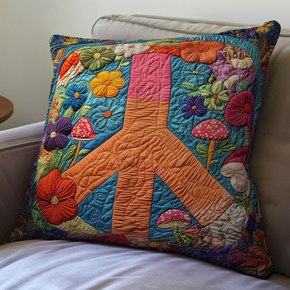 Hippie Flowers WM0508119CL Quilt Pillow Case