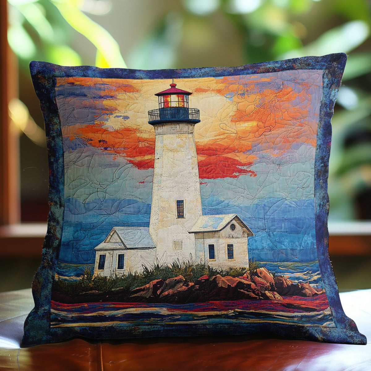 Hopeful Lighthouse WN0108028CL Quilt Pillow Case