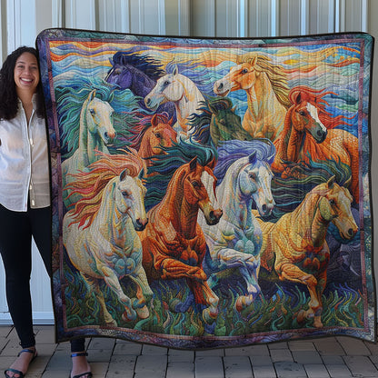 Horse Herd WN0808095CL Quilt