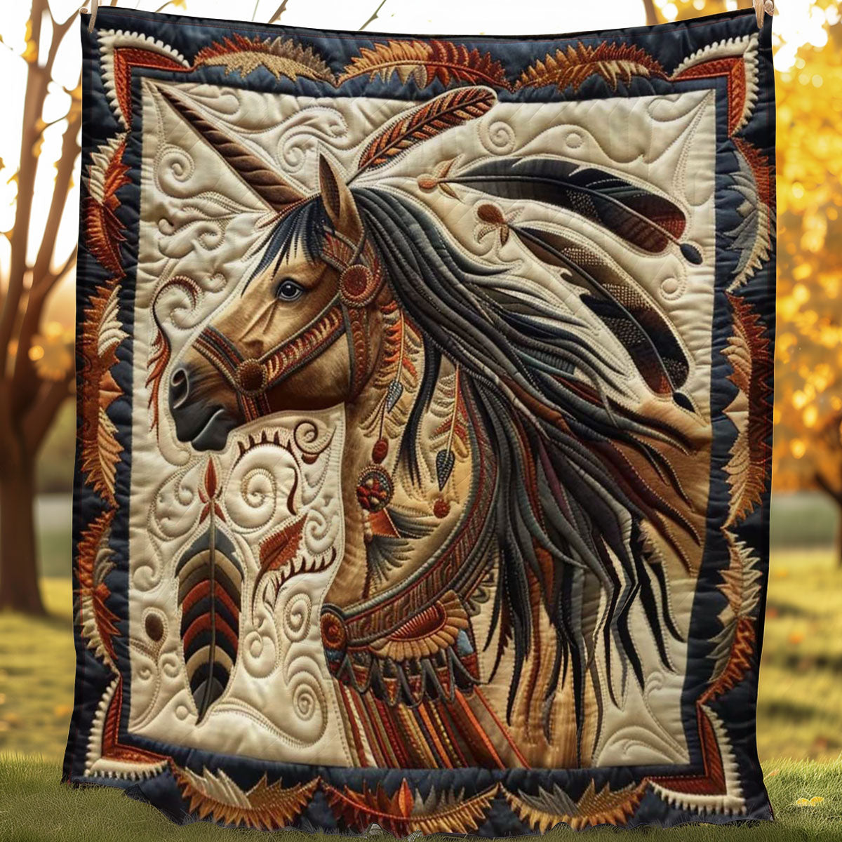 Horse Of The Wild WN1008021CL Quilt