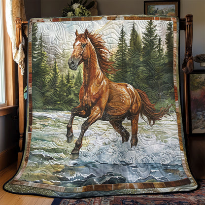 Horse Running SR2308022CL Quilt