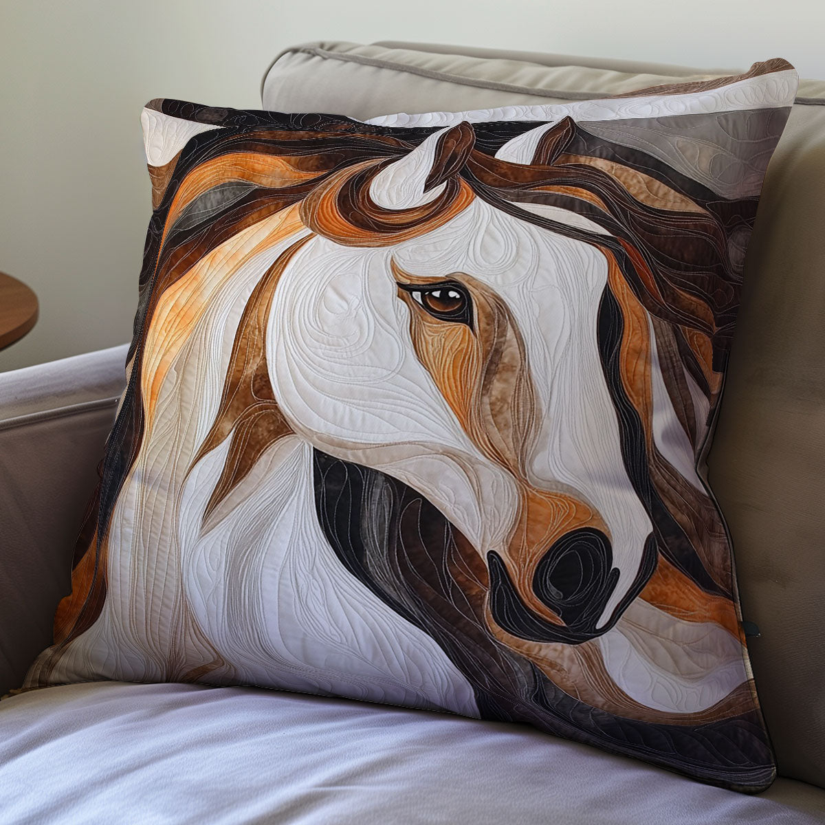 Horse WM0508121CL Quilt Pillow Case