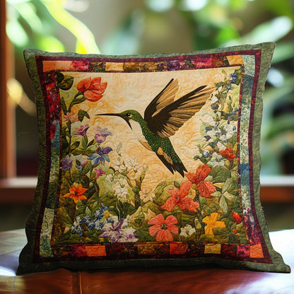 Hummingbird And Flowers WN0208081CL Quilt Pillow Case