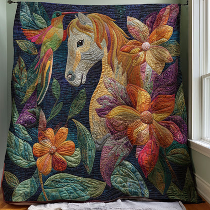 Hummingbird And Horse WM0308042CL Quilt