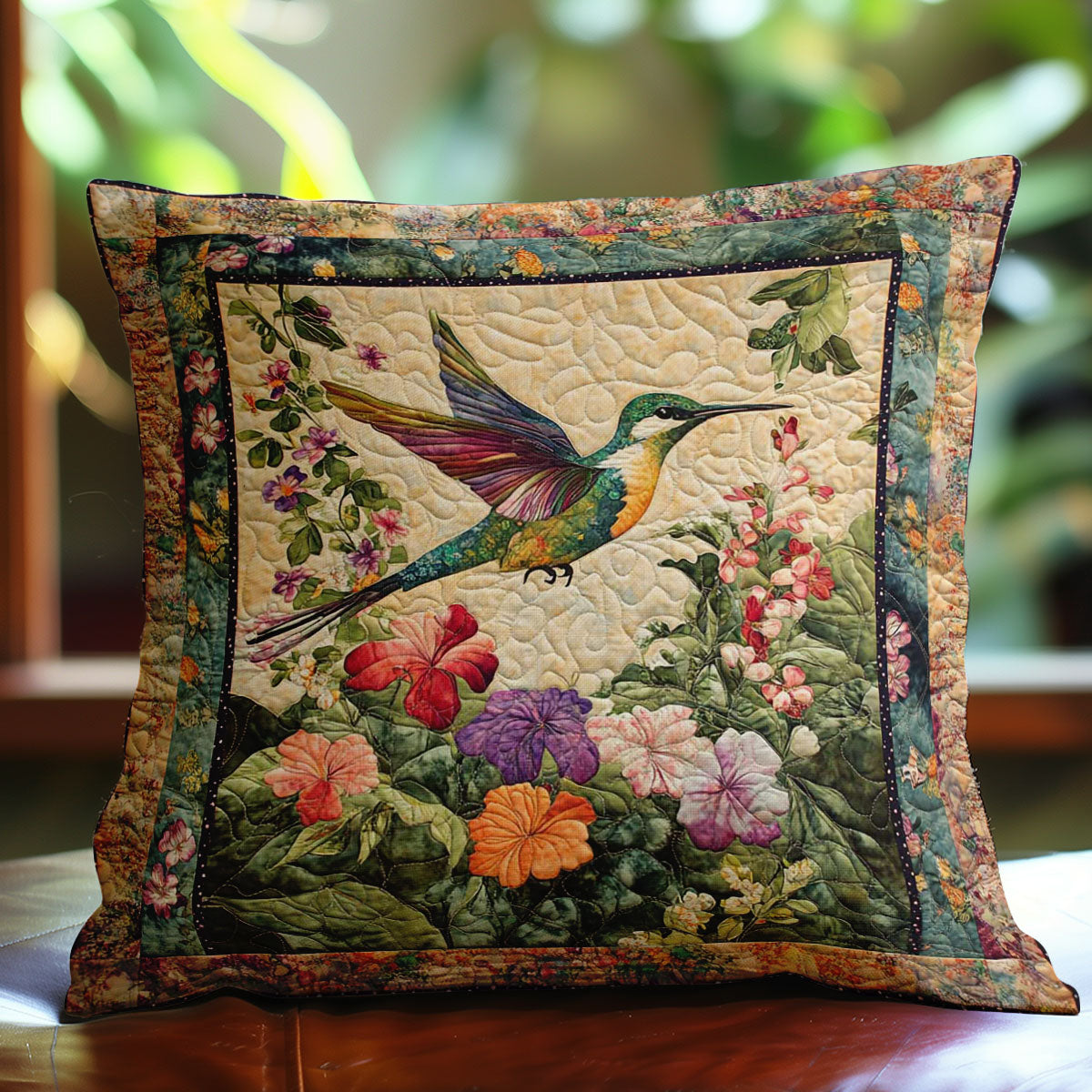 Hummingbird Bliss WN0108030CL Quilt Pillow Case