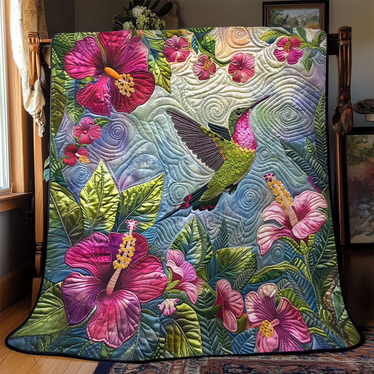 Hummingbird Charm SR1908008CL Quilt