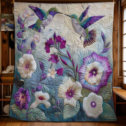 Hummingbird Couple WM3008008CL Quilt