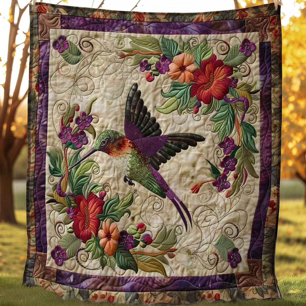 Hummingbird Delight WN1408072CL Quilt