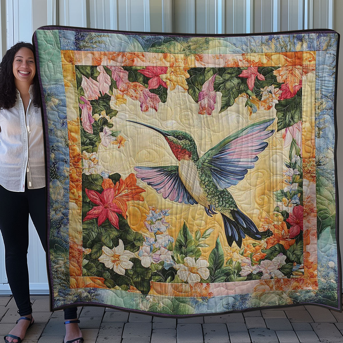 Hummingbird Delight WN3107032CL Quilt