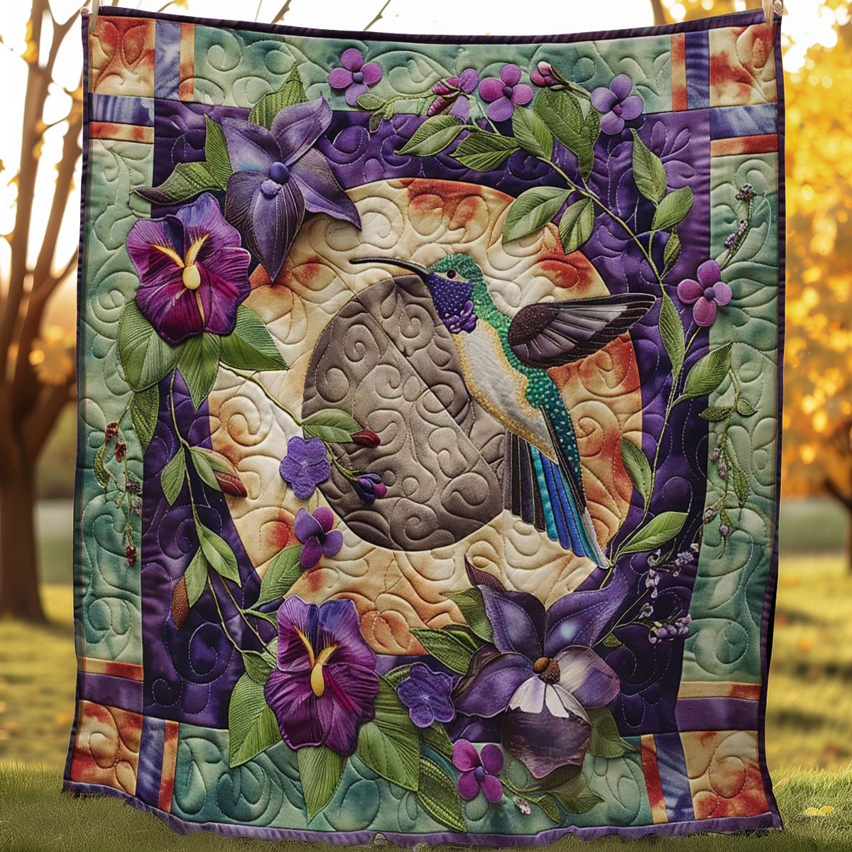 Hummingbird Harmony WN1408073CL Quilt