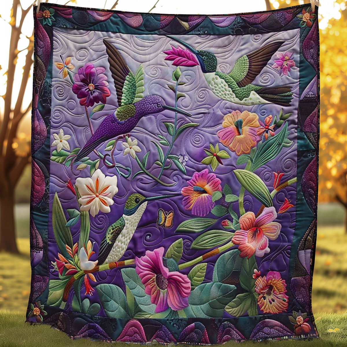 Hummingbird Mirage WN1408095CL Quilt