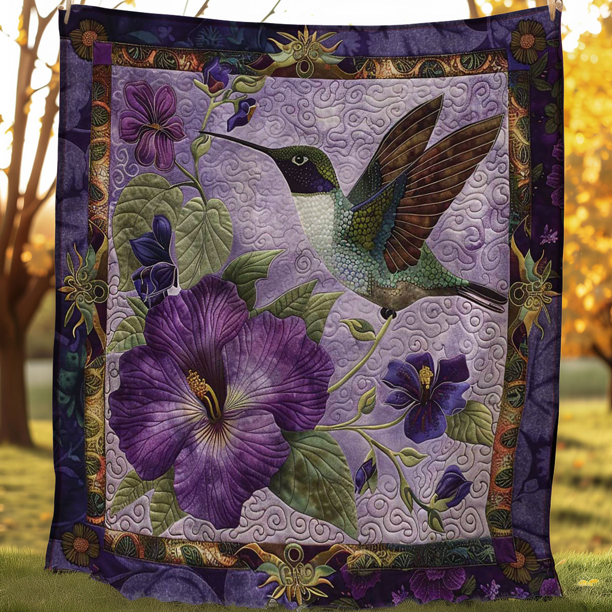 Hummingbird Oasis WN1408074CL Quilt