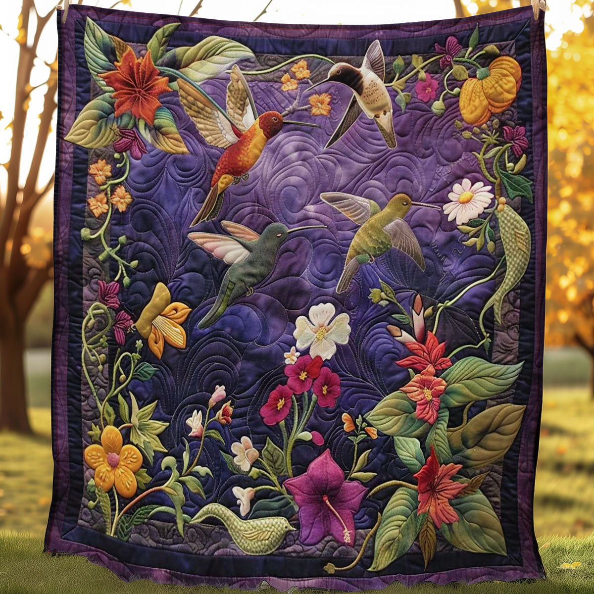Hummingbird Paradise WN1408089CL Quilt