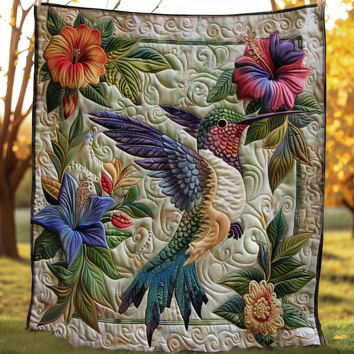 Hummingbird Serenade WN1408085CL Quilt