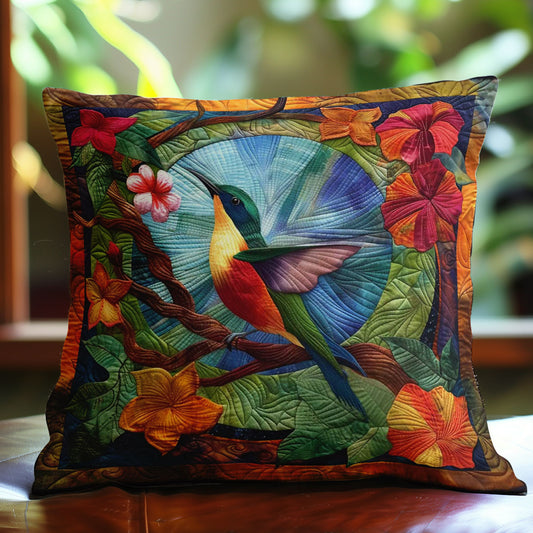 Hummingbird Symphony WN3007070CL Quilt Pillow Case