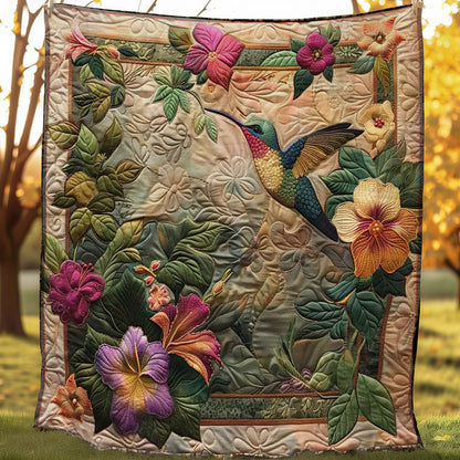 Hummingbird Yellow Bliss WN1908016CL Quilt