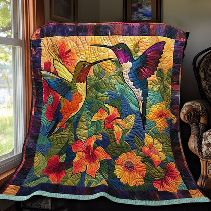 Hummingbirds Harmony WN0509056CL Quilt