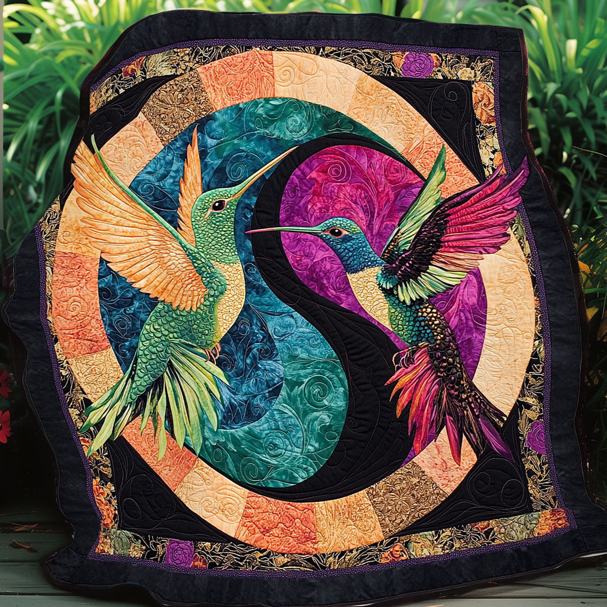 Hummingbirds SR0708014CL Quilt