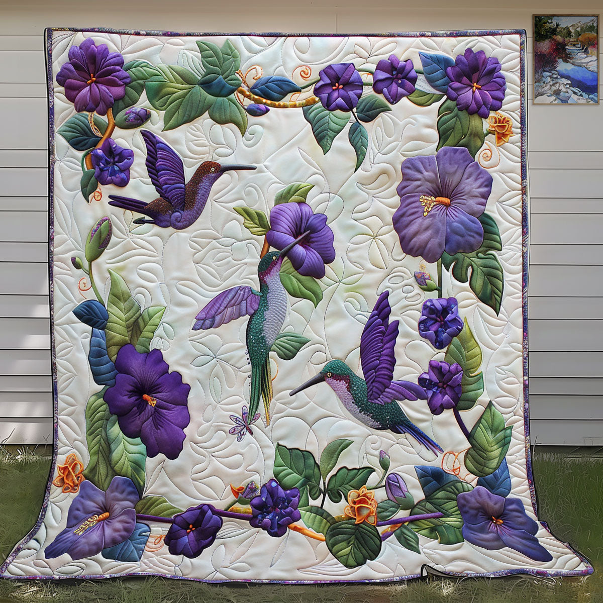 Hummingbirds SR1308045CL Quilt