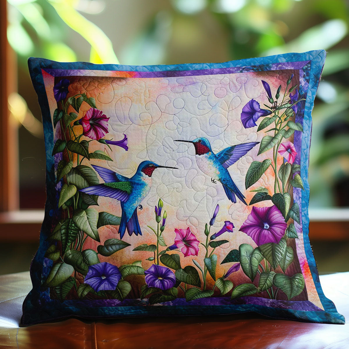 Hummingbirds WN2607054CL Quilt Pillow Case