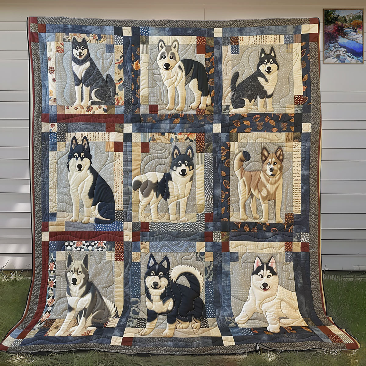 Husky Dreams SR0908027CL Quilt