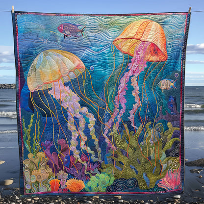 Jellyfish Cascade WN1408026CL Quilt