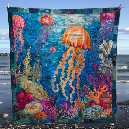 Jellyfish Harbor WN1408020CL Quilt