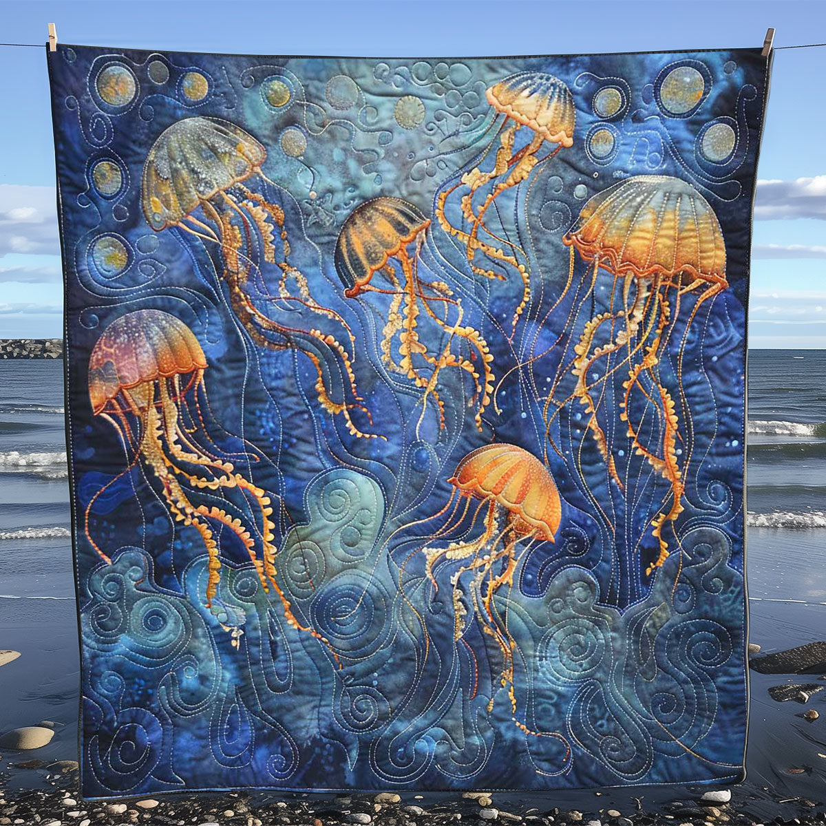 Jellyfish Lagoon WN1408014CL Quilt