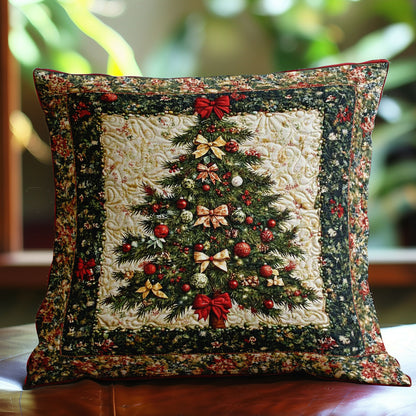 Joyful Christmas Tree WN0308048CL Quilt Pillow Case