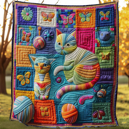 Kitten Sulking Mother WN0908054CL Quilt